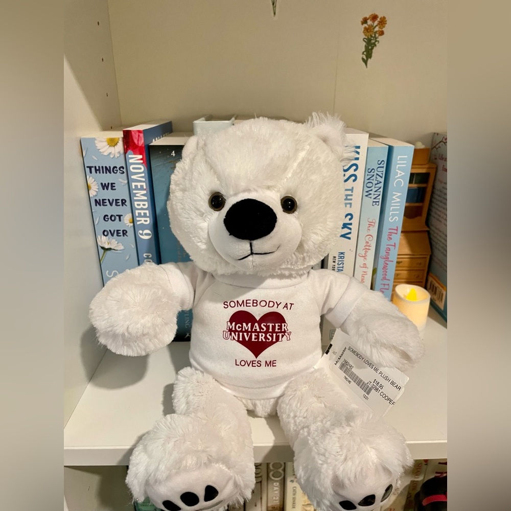 Somebody Loves Me Plush Bear (McMaster University)